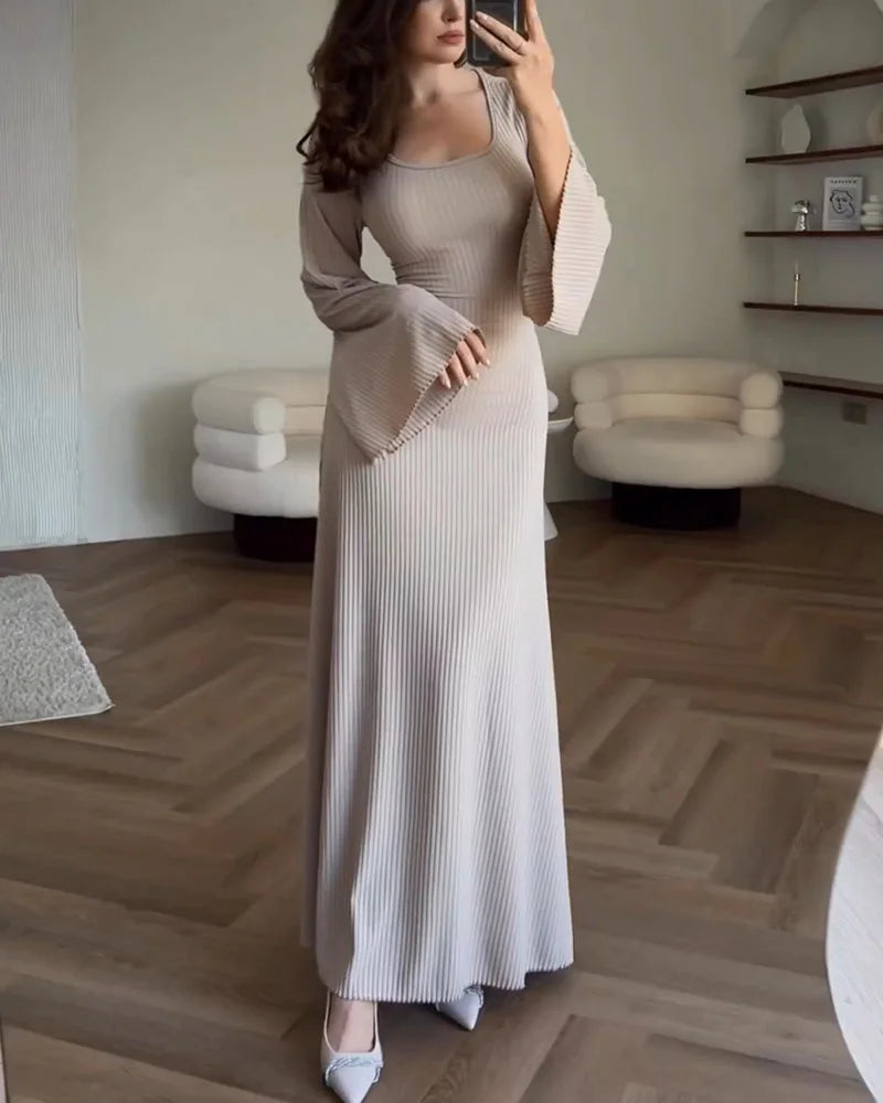 ClassyWrap | Strickkleid mit Krawatte