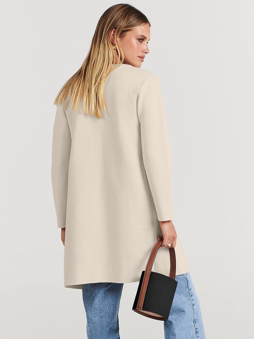 KlassikMantel | Eleganter Mantel mit Offenem Schnitt für Mühelosen Chic