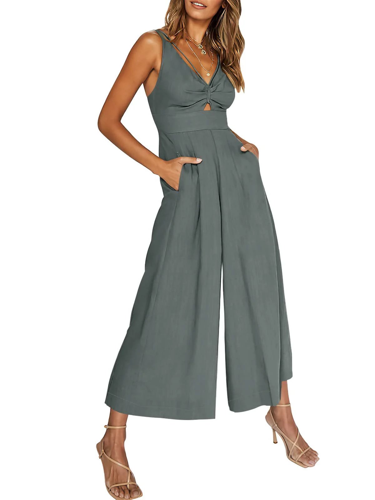 VividVista | Weitbeinige Jumpsuits
