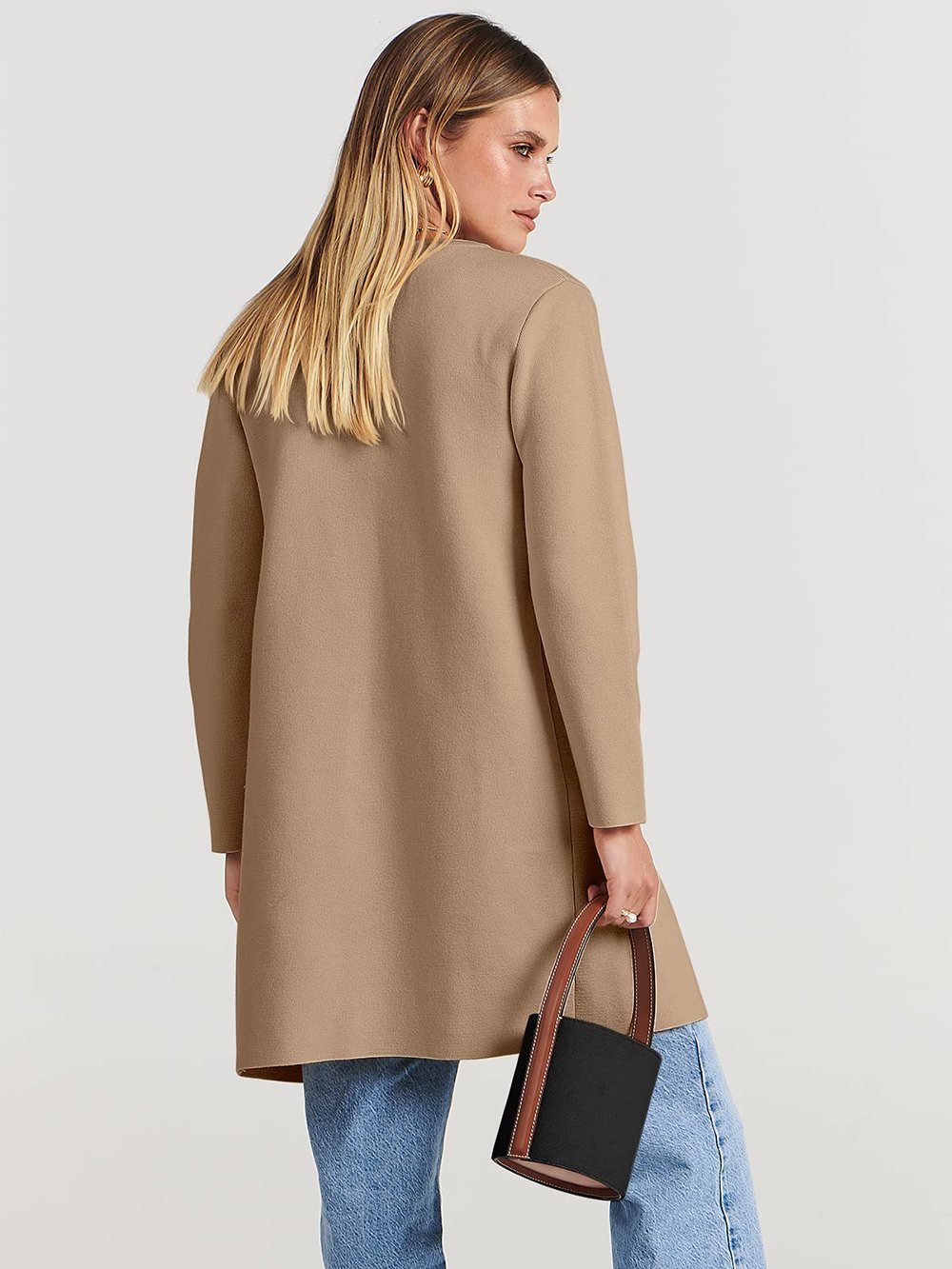 KlassikMantel | Eleganter Mantel mit Offenem Schnitt für Mühelosen Chic