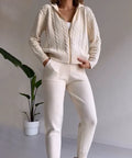 GemütlichStrick Set | Müheloser Stil und Komfort im Gestrickten Zweiteiler