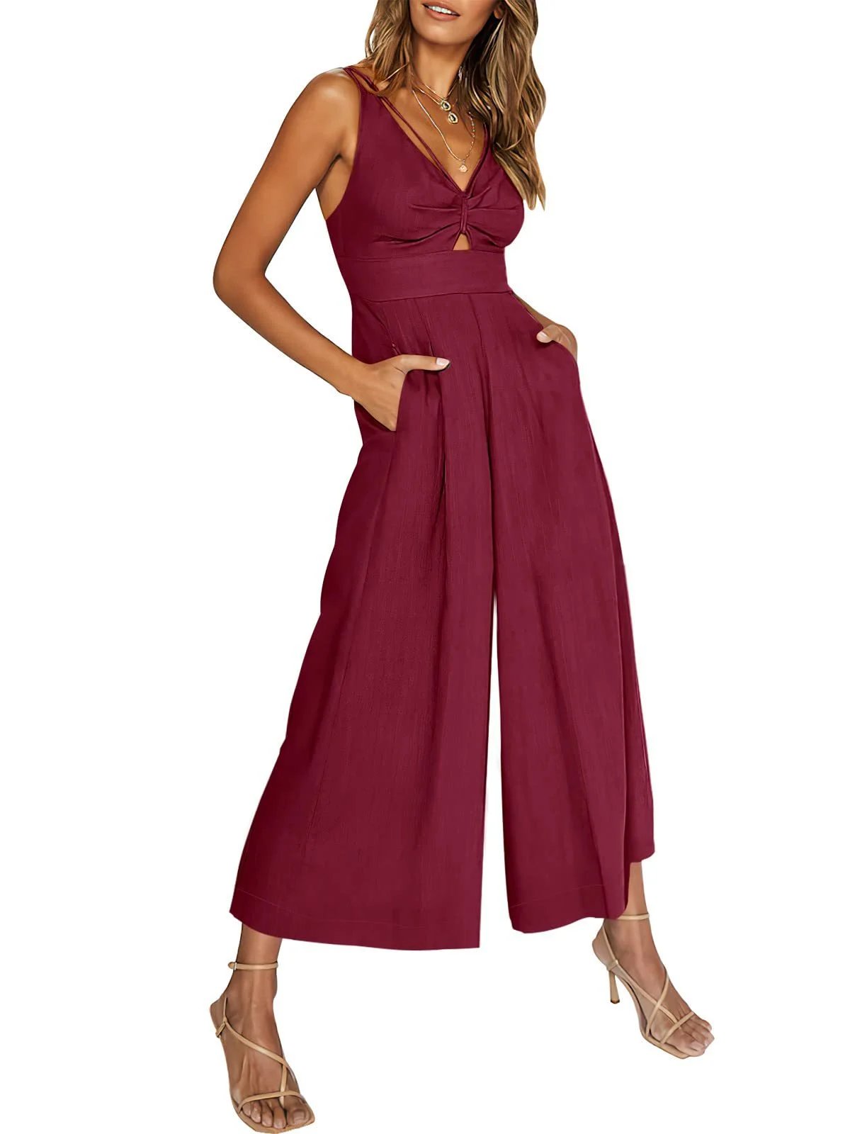 VividVista | Weitbeinige Jumpsuits