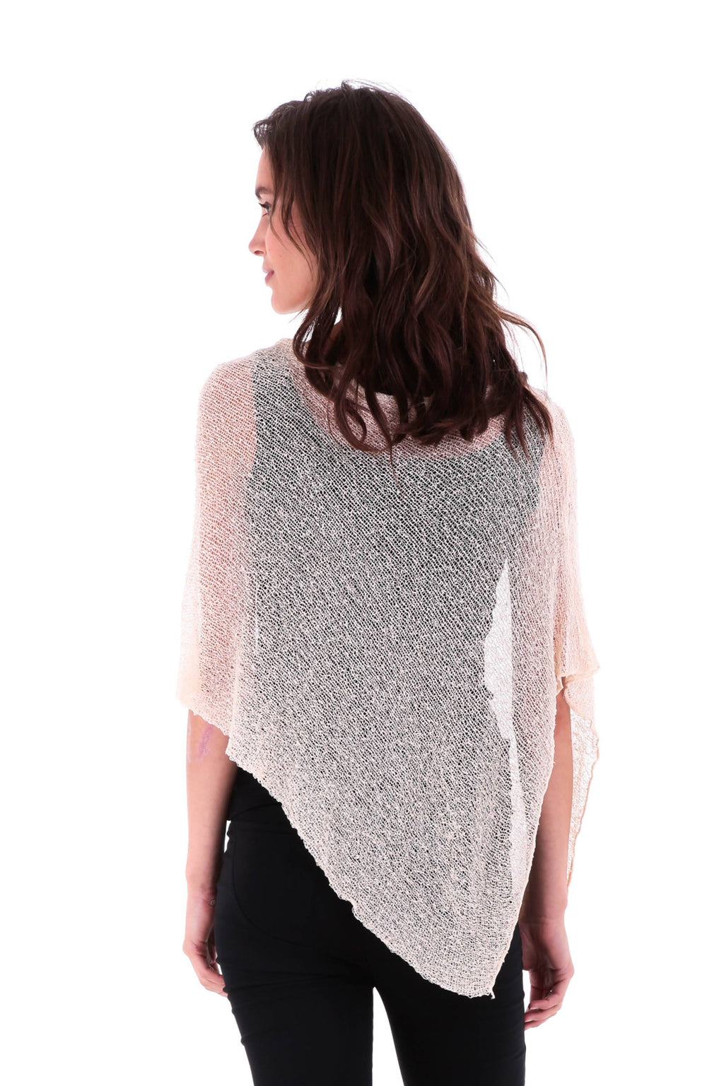 BrisenPoncho | Luftiger Strick-Poncho für den Sommer