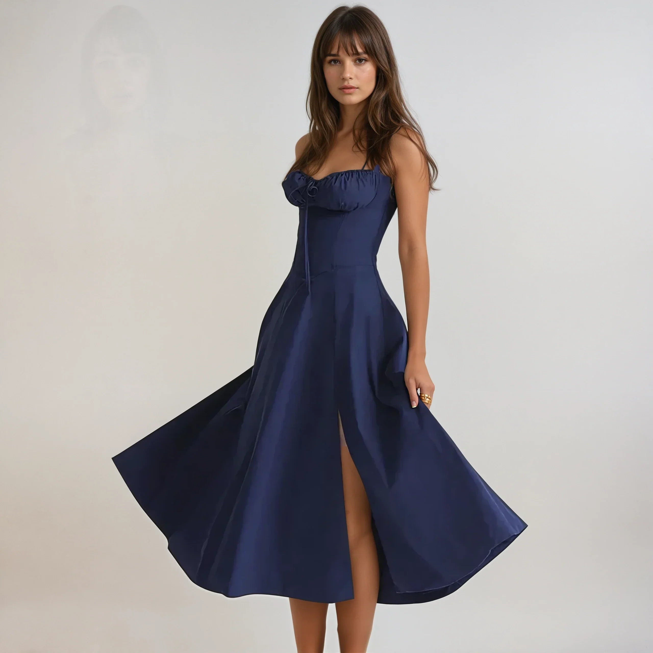 AnmutLux | Elegantes Korsagenkleid mit Figurbetonter Silhouette