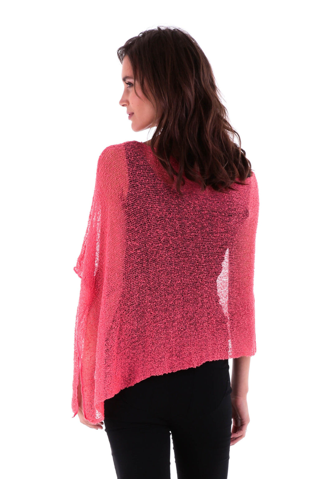 BrisenPoncho | Luftiger Strick-Poncho für den Sommer