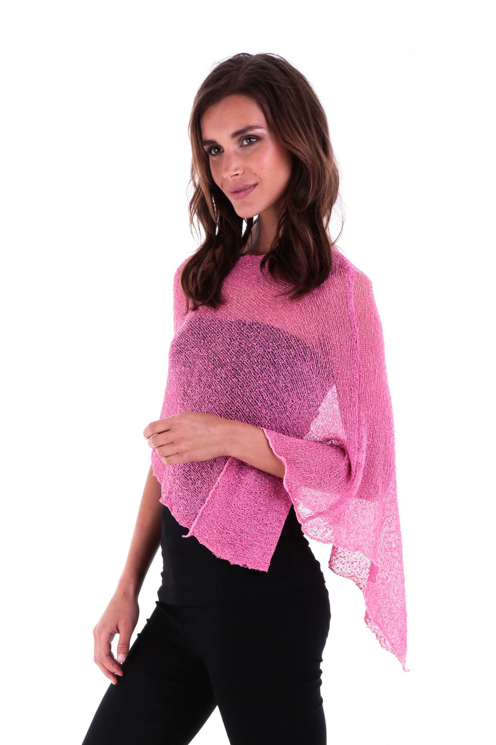 BrisenPoncho | Luftiger Strick-Poncho für den Sommer