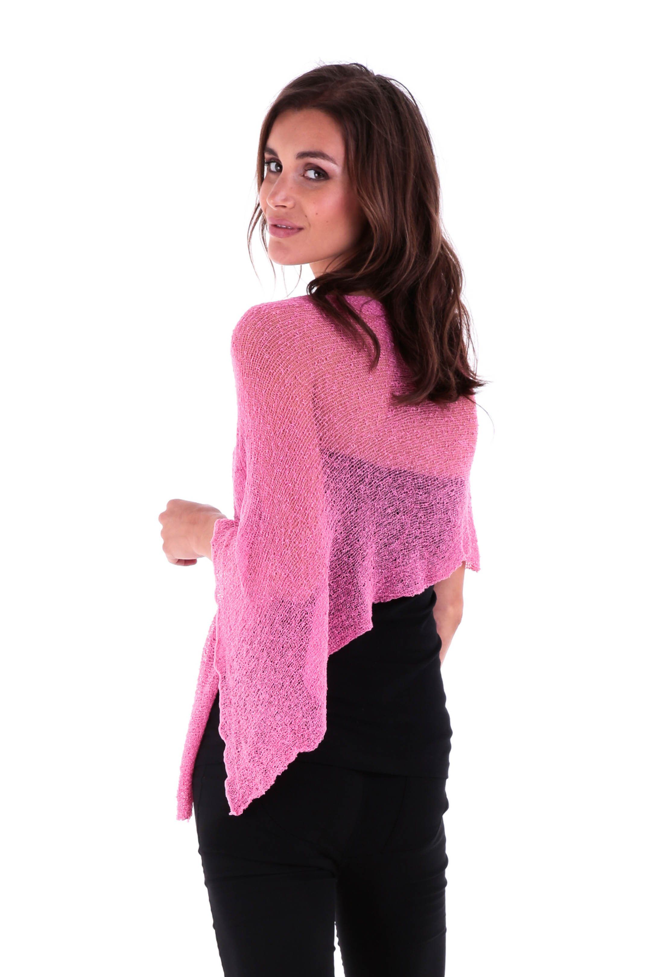 BrisenPoncho | Luftiger Strick-Poncho für den Sommer