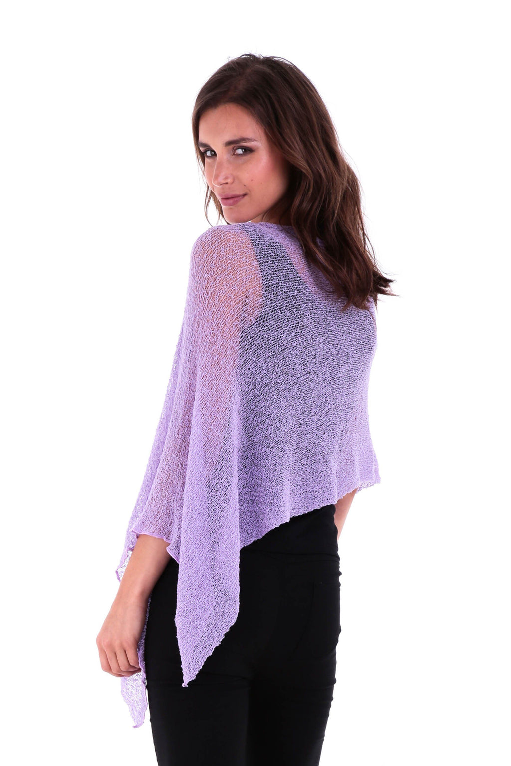BrisenPoncho | Luftiger Strick-Poncho für den Sommer