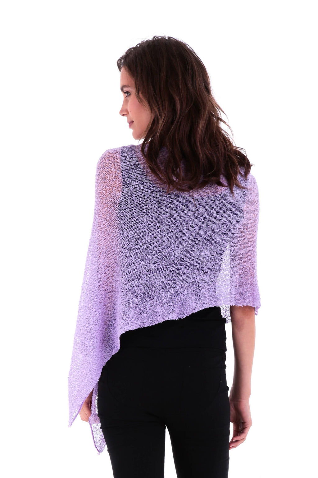 BrisenPoncho | Luftiger Strick-Poncho für den Sommer