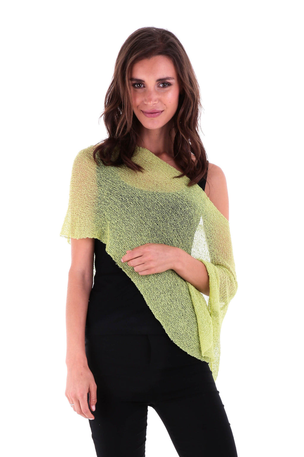 BrisenPoncho | Luftiger Strick-Poncho für den Sommer