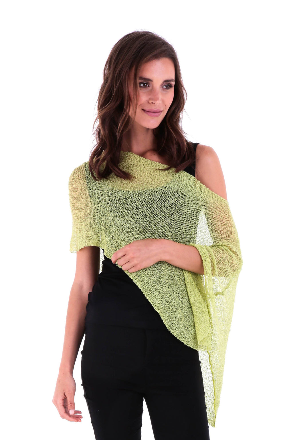 BrisenPoncho | Luftiger Strick-Poncho für den Sommer