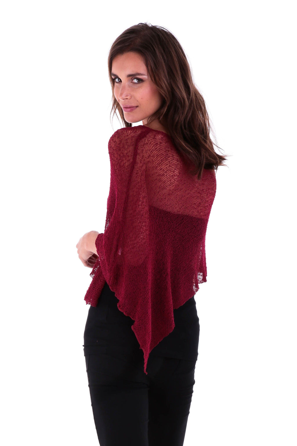 BrisenPoncho | Luftiger Strick-Poncho für den Sommer