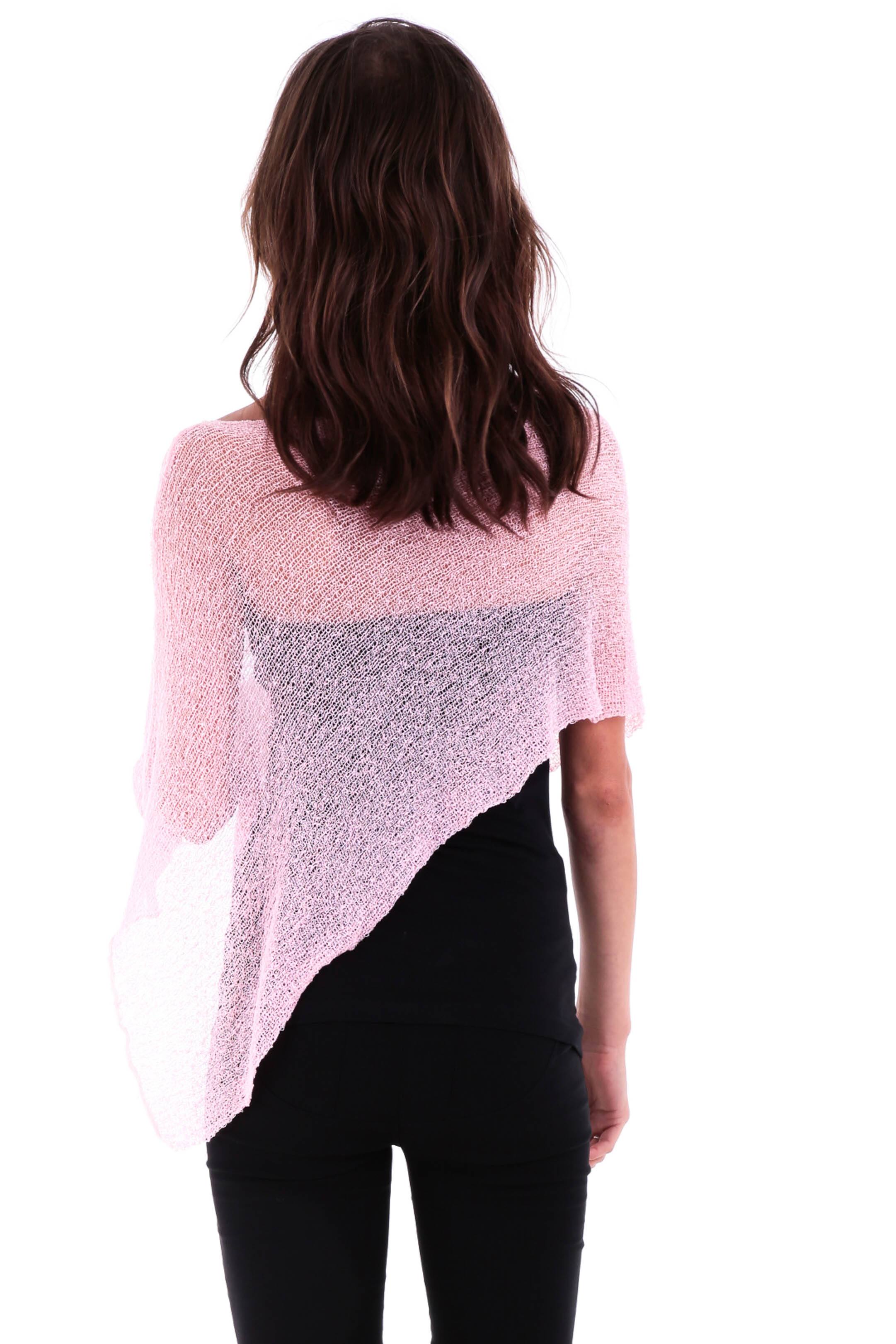 BrisenPoncho | Luftiger Strick-Poncho für den Sommer