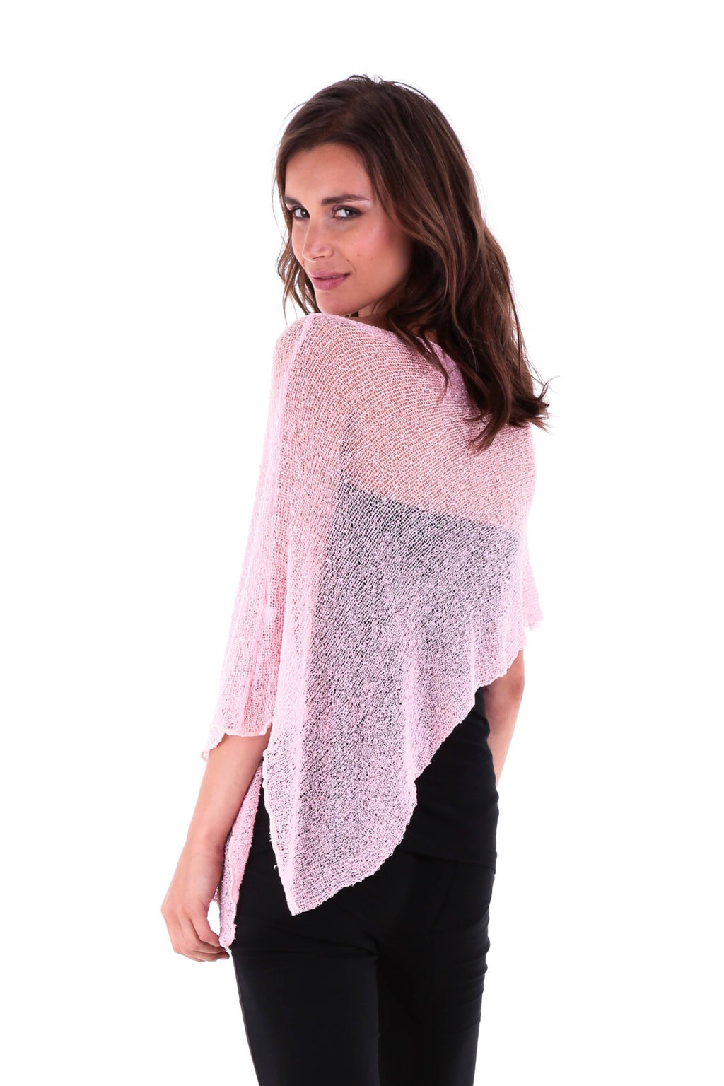 BrisenPoncho | Luftiger Strick-Poncho für den Sommer