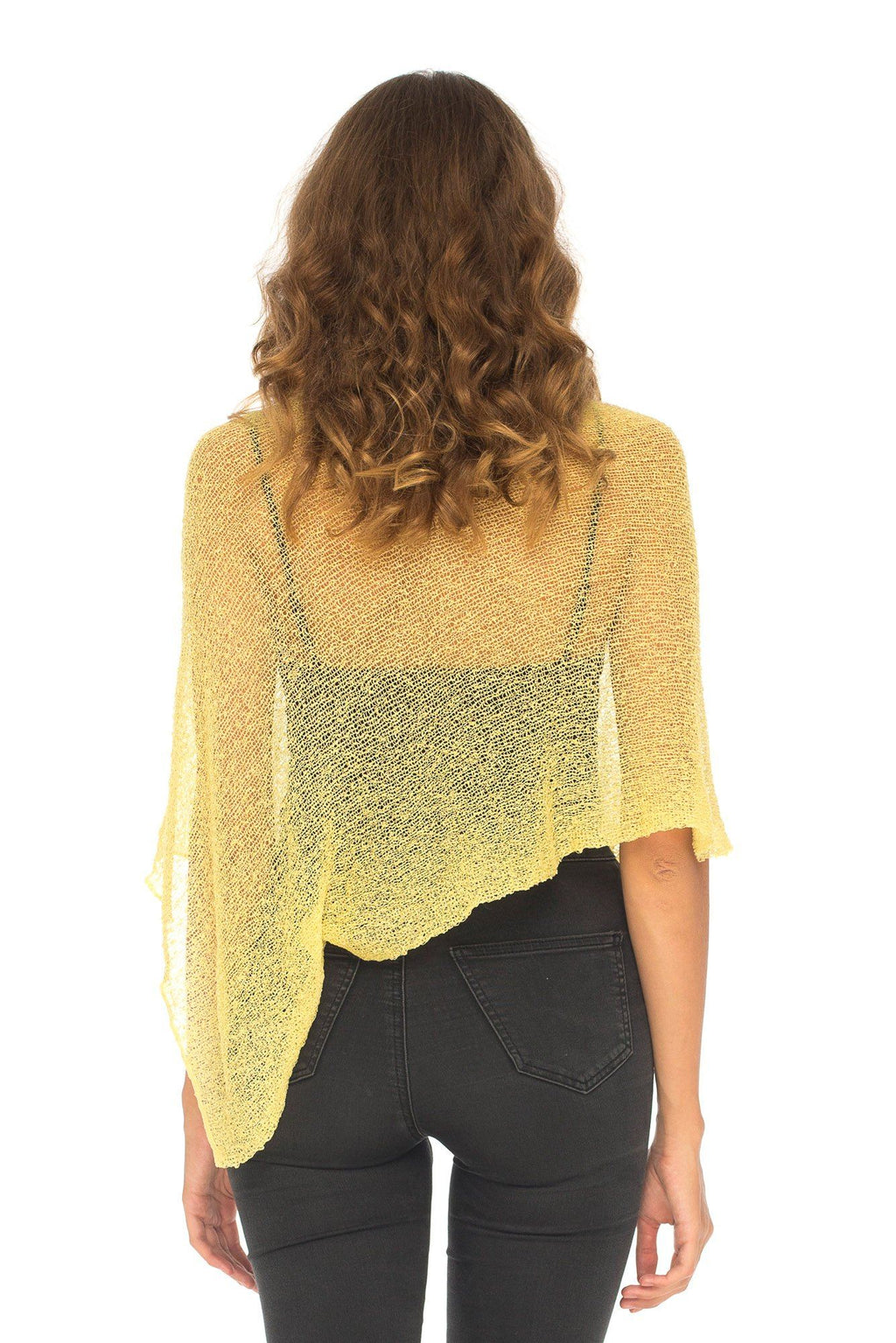 BrisenPoncho | Luftiger Strick-Poncho für den Sommer