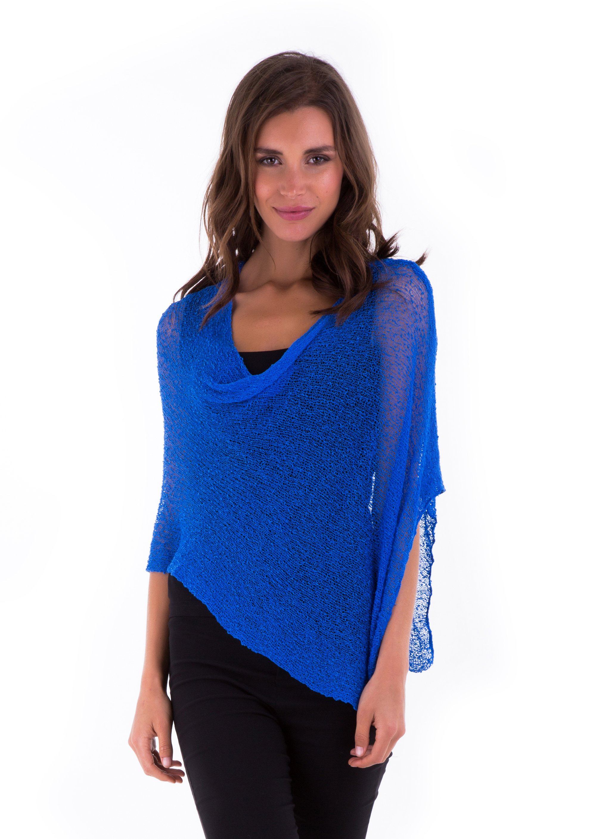 BrisenPoncho | Luftiger Strick-Poncho für den Sommer
