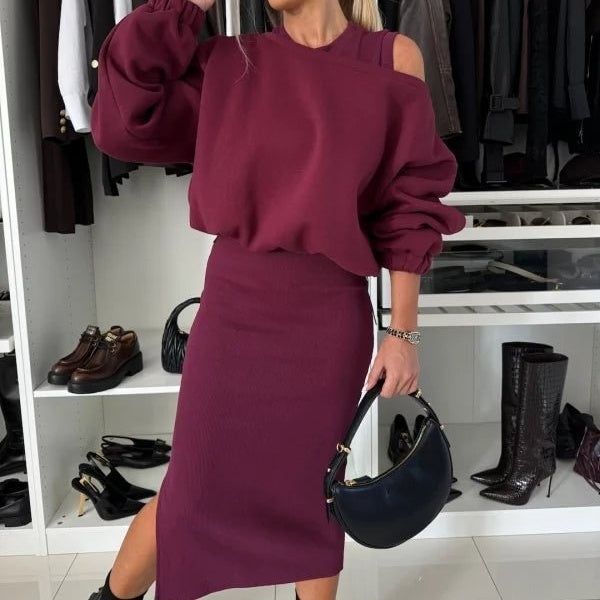 StilPassform | Sweatshirt & Kleid-Set mit Modernem Schnitt